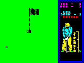 Golf screenshot 3 for ZX Spectrum